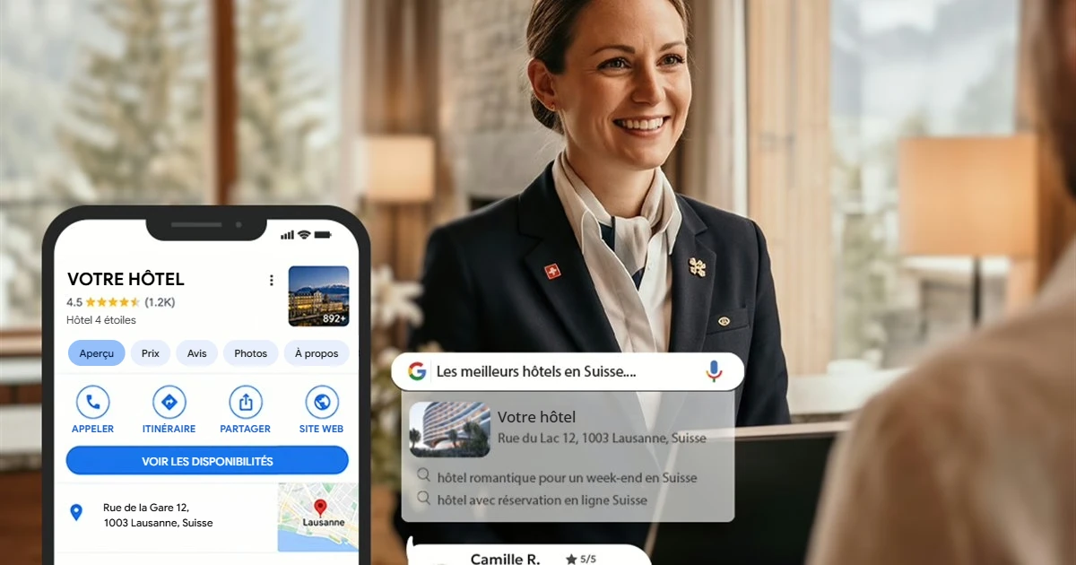 Hôtels : gagner des réservations directes grâce à Google